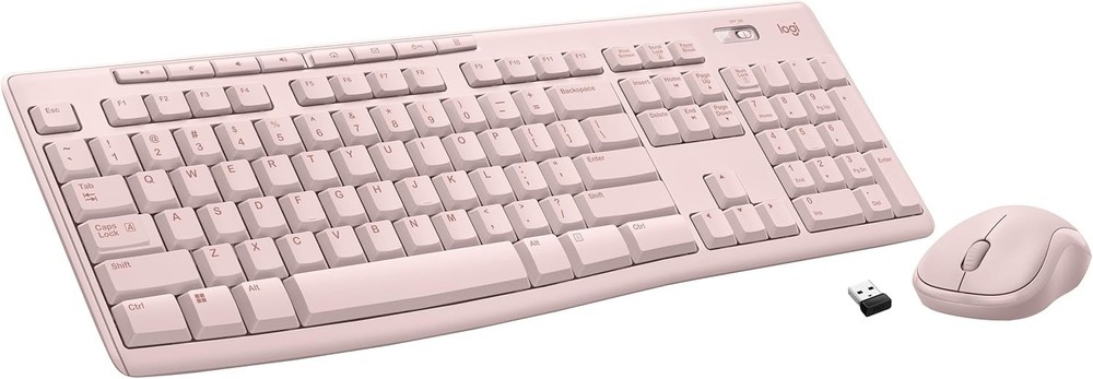Logitech MK270 Full-size Wireless 2.4G Membrane Keyboard and Mouse Bundle PC/MAC
