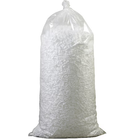 Packingpeanuts, 7Cuft, White, Polystyrene,  7Nutsw