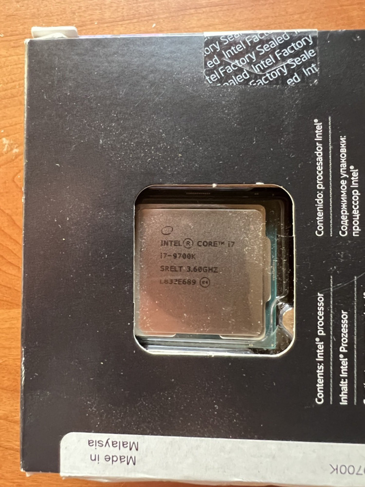 Intel Core i7-9700K Core i7 9th Gen Unlocked Processor LGA1151 CPU NEW