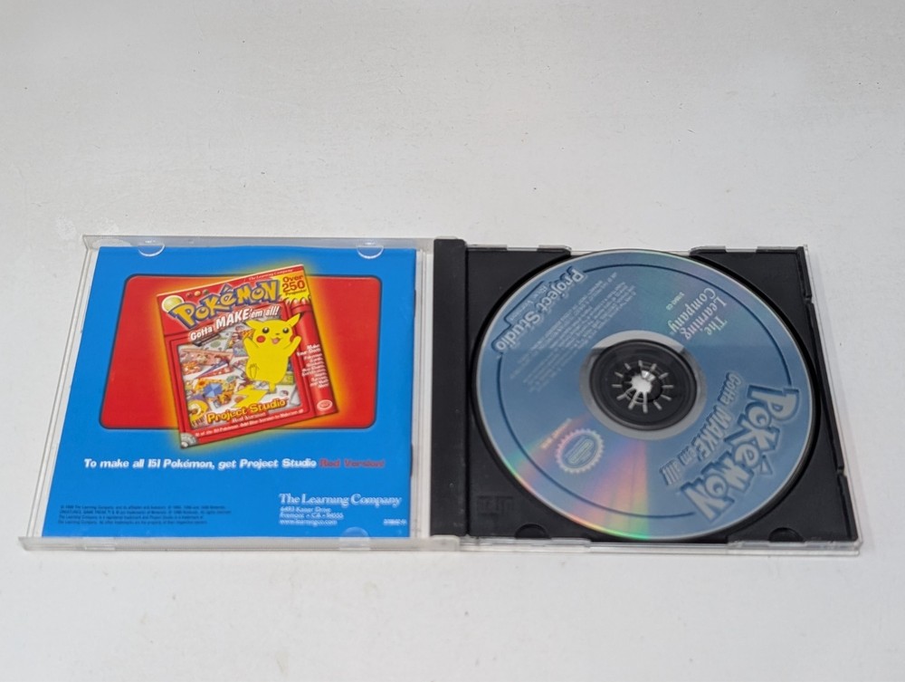 Pokemon Gotta Make Em All Project Studio Blue Version PC Complete CIB w/ Manual