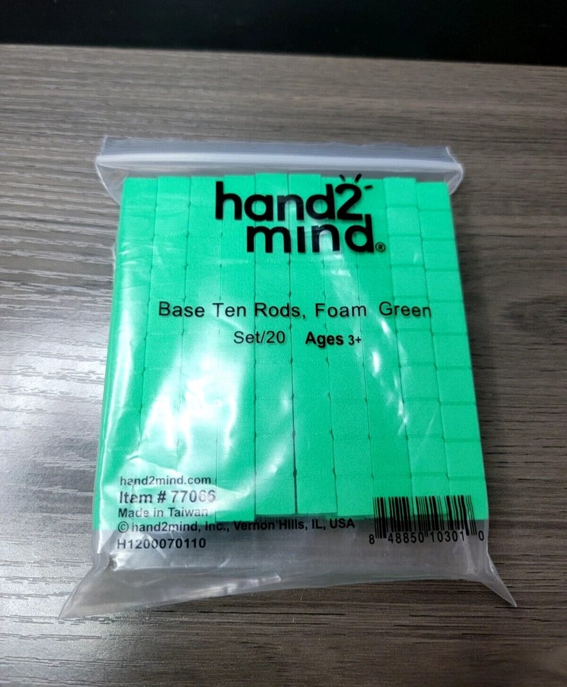 Hand2Mind Math Manipulative Foam Blocks And Learning Tool Lot