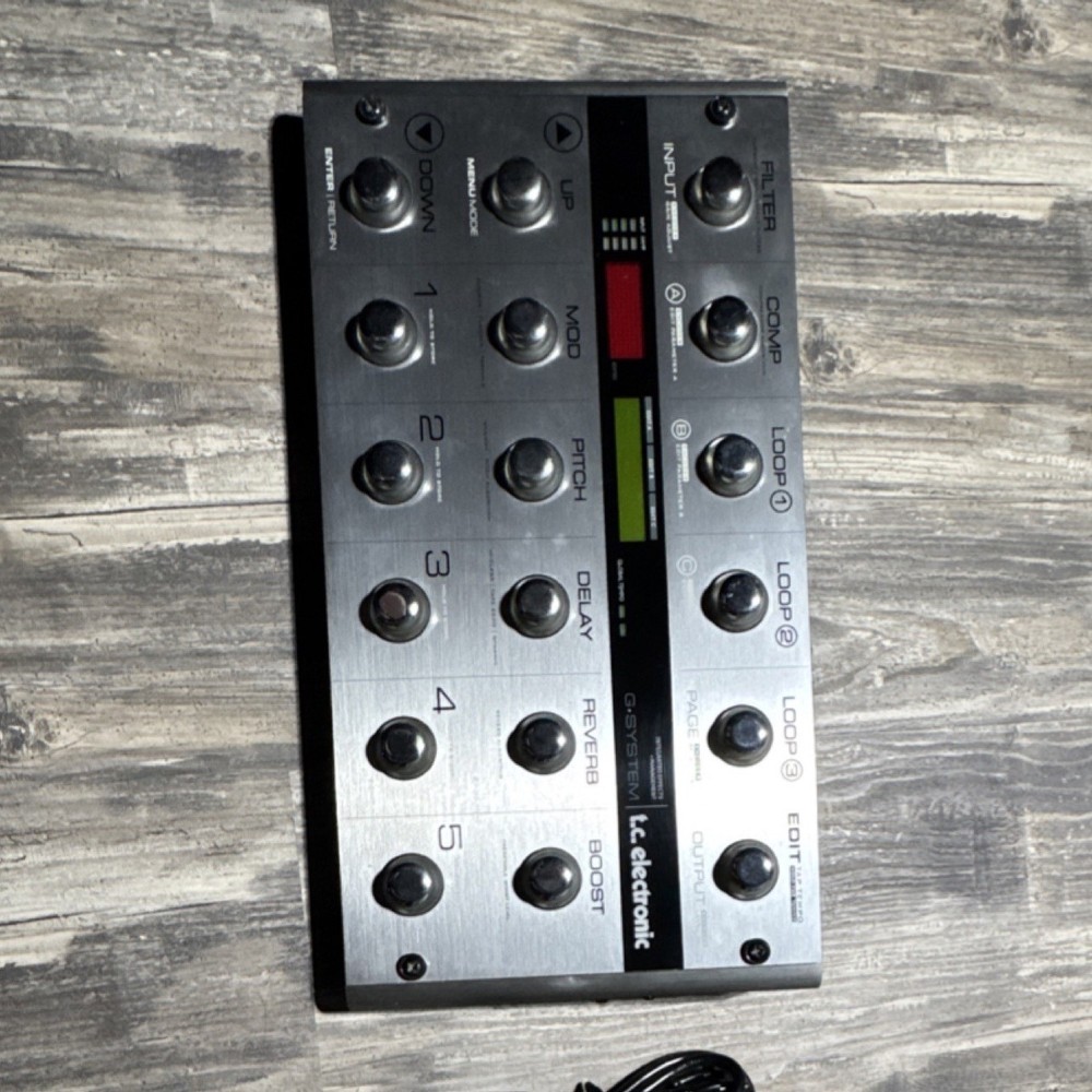 TC Electronic G-SYSTEM Digital Multi-Effects Processor for Electric Guitar