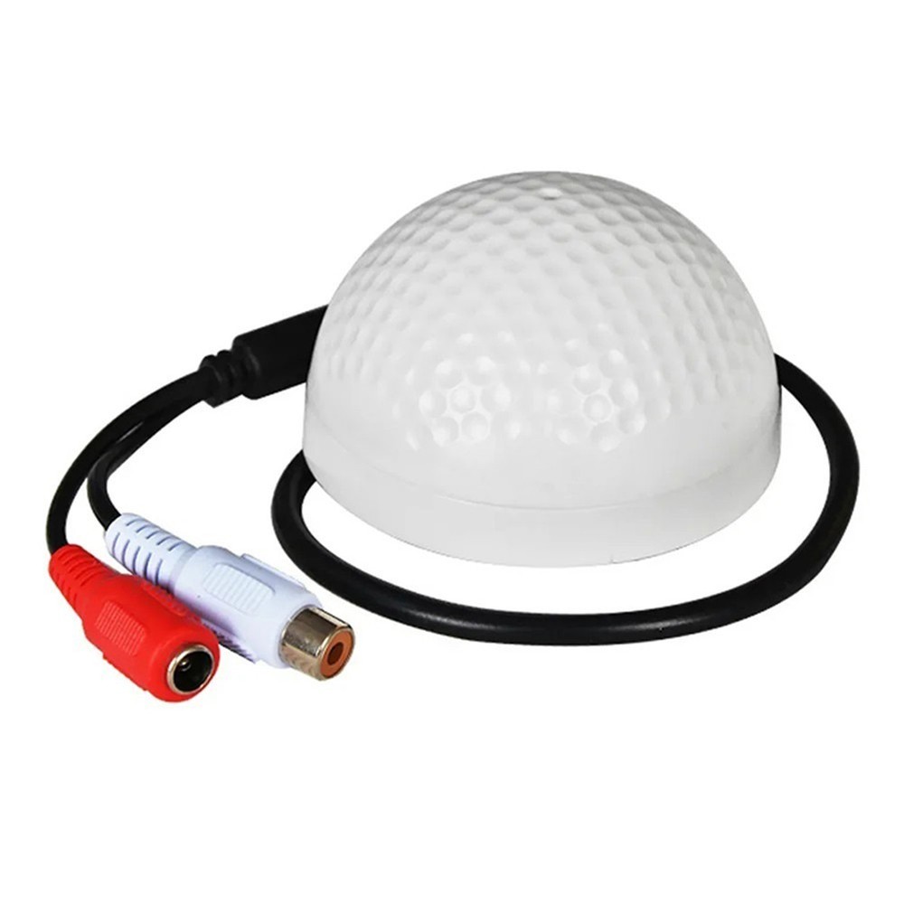 Sound Capture Microphone Designed for AHD DVR and IP Camera Compatibility