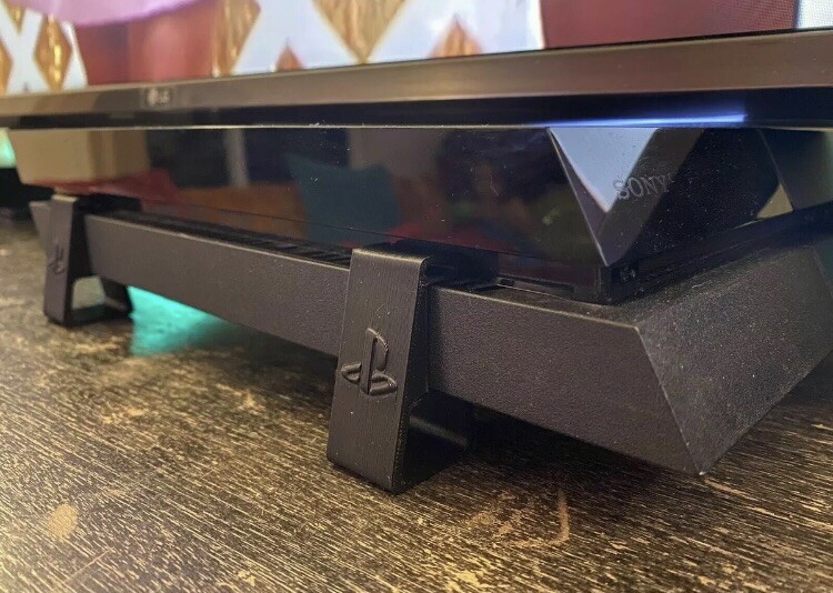 PS4 Riser Feet  -  Helps Improve Cooling / Organizer - 3D Printed