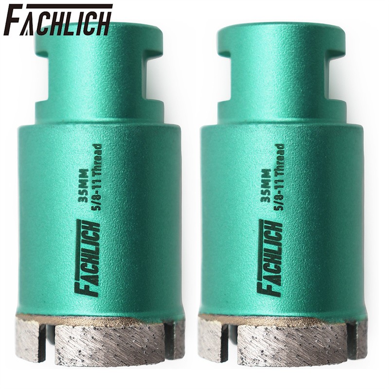 2pcs 35mm Welded Diamond Drilling Core Bits Hole Saw for Marble Granite Tile