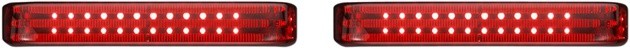 Custom Dynamics Low Profile Sequential LED Saddlebag Lights Chrome Smoke