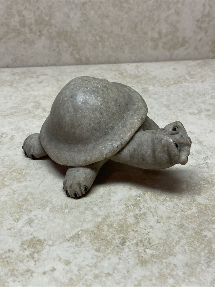Quarry Critters Second Nature Design “Trigger” Turtle Figurine 2001 Tortoise