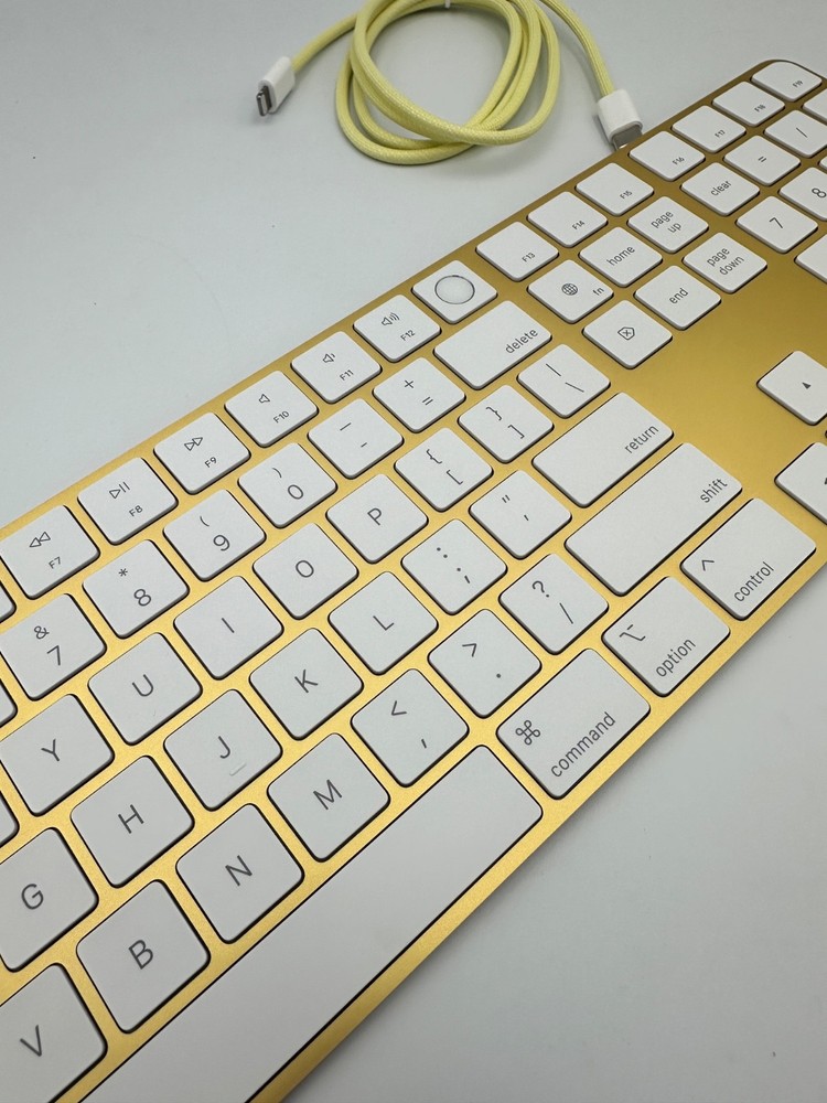 Yellow Apple Magic Keyboard W/Touch ID & Numeric Keypad (10 key) A2520 MMMR3LL/A