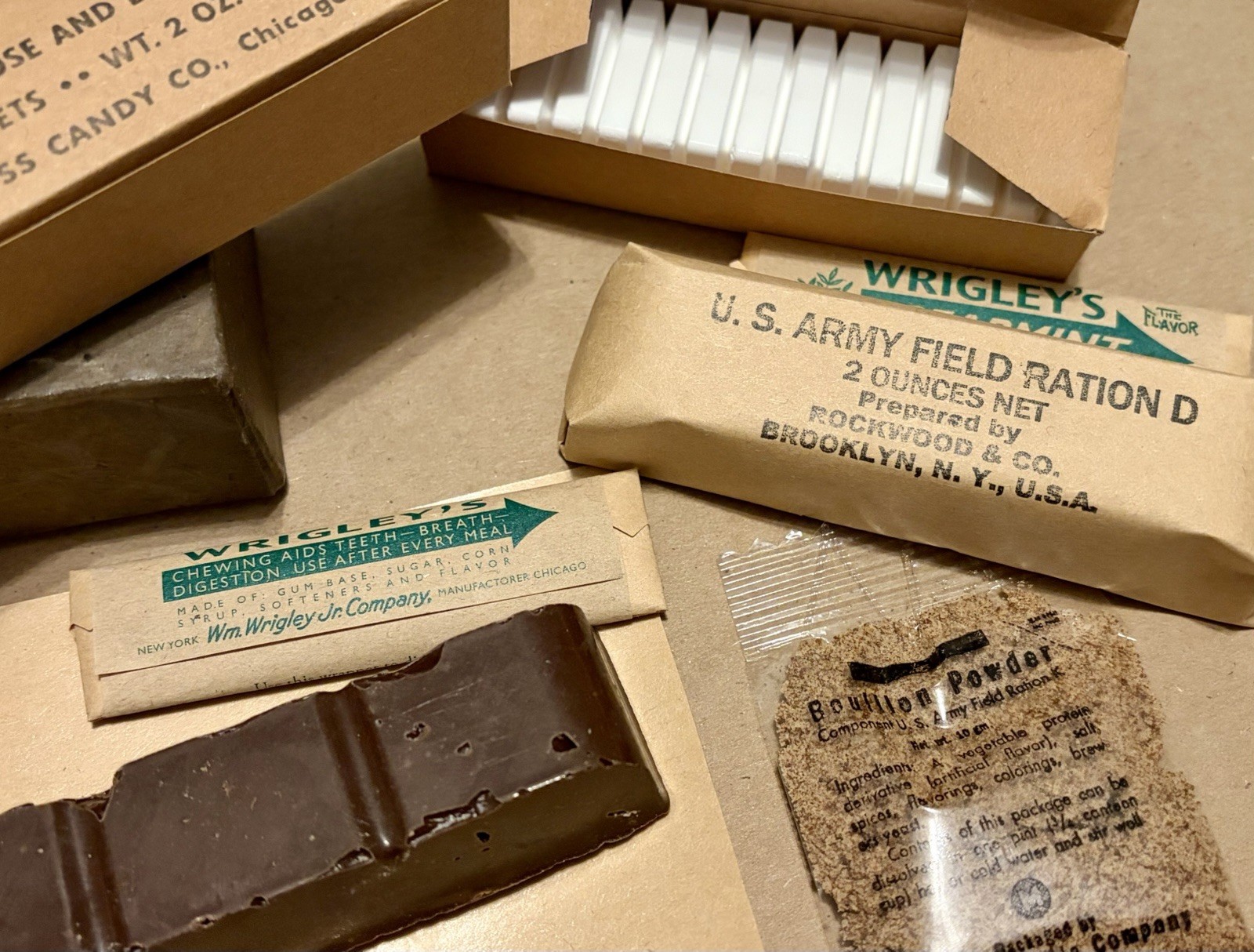 WWII US Army Early War 1942 Bail Out Ration - Fully Edible Reproduction