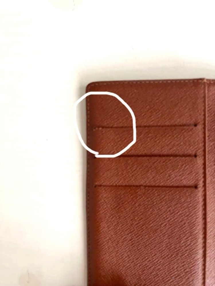 Louis Vuitton Monogram Notebook Cover Monogram Design Excellent Condition