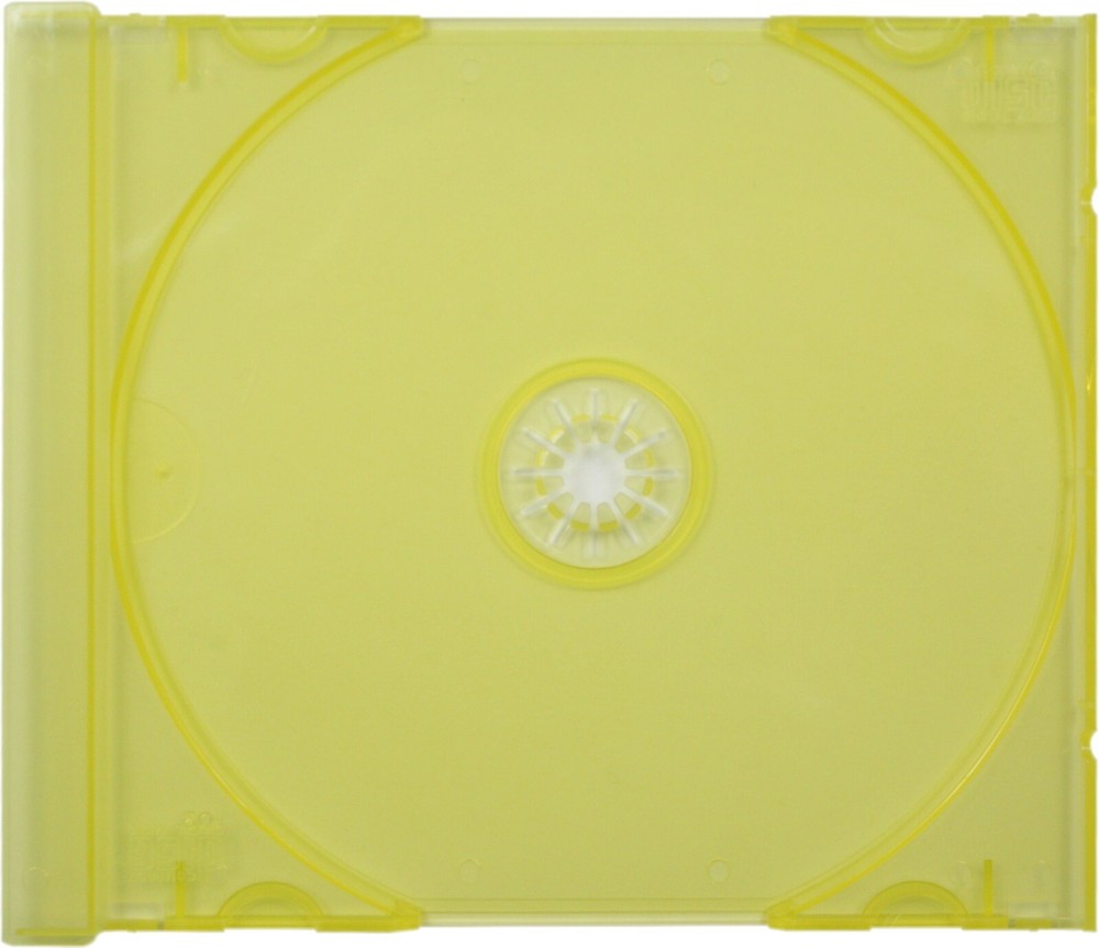(200) CD Trays - Standard Replacement Inserts Colored Transparent Yellow