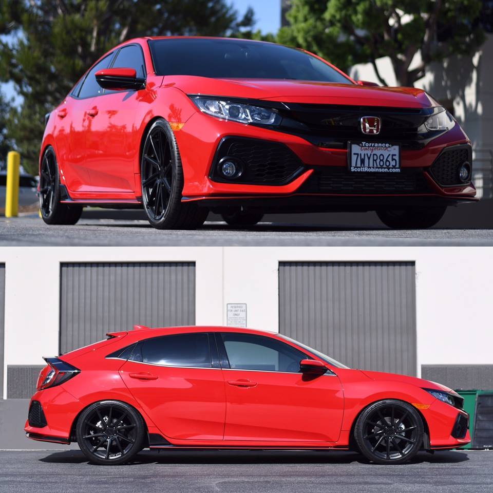 D2 PRO Lowering Springs 2.0" For 2016-2025 Honda Civic Coupe Sedan Hatchback