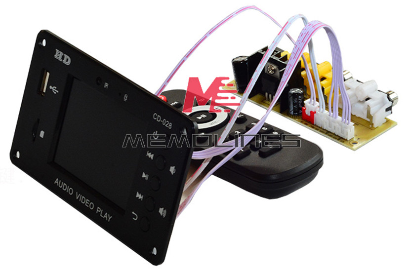 5v-24v 5.0 Bluetooth Call LCD Multimedia Playback 2.8'' MP5 Video Decoding Board