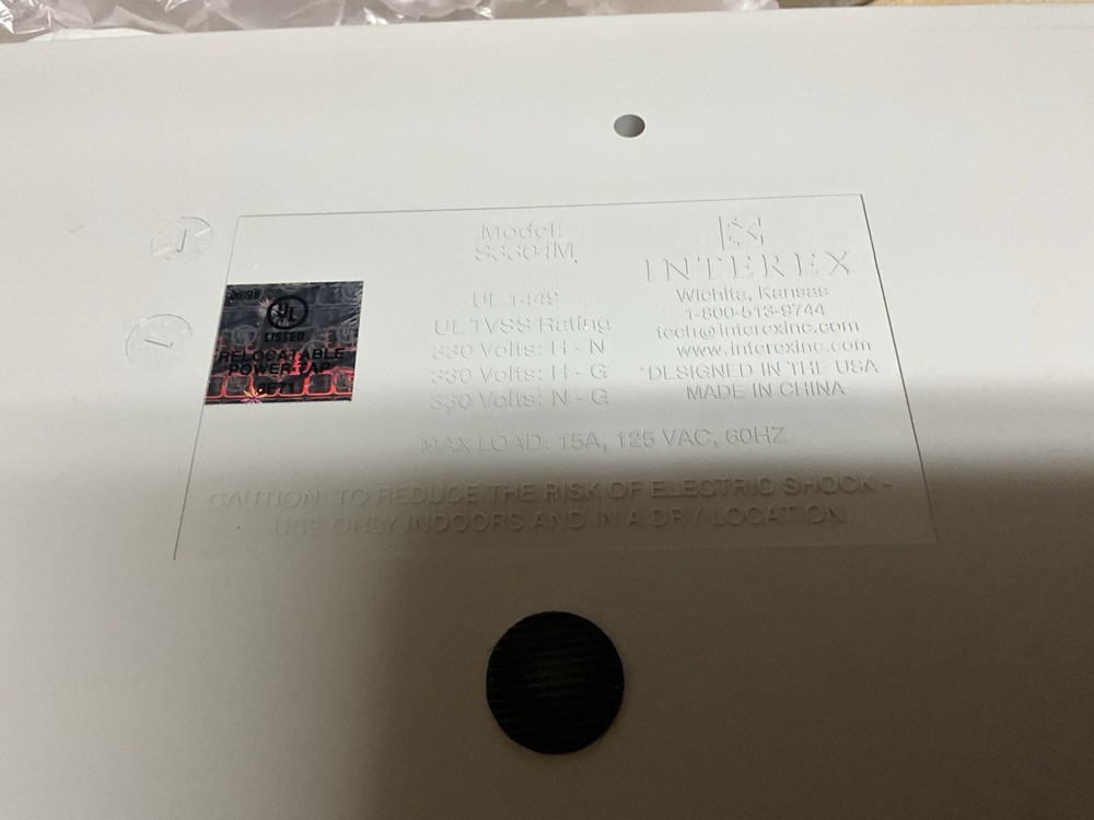 INTEREX S3304M Master Computer Power Strip Surge