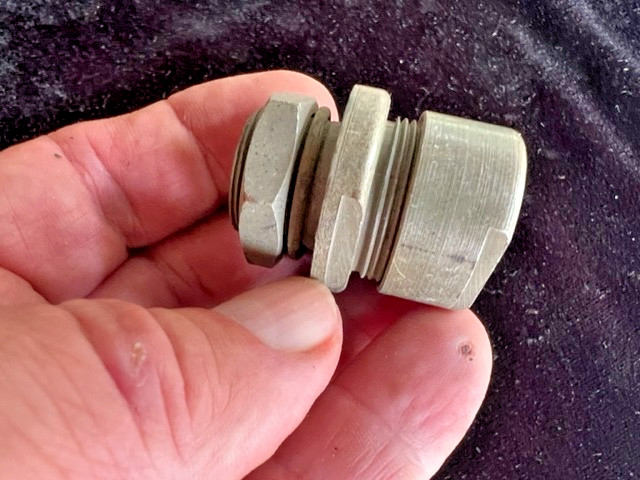 WW2 Radio FT-237 base Tank Command Car Power Cable Clamp/Bulkhead Fitting