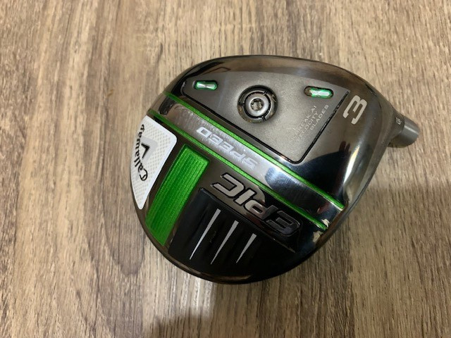 NICE TOUR ISSUED CALLAWAY EPIC SPEED 15 DEGREE RIGHT HAND FAIRWAY CLUB HEAD