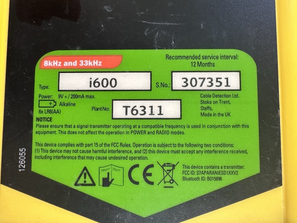 EZiCAT I600 Cable Avoidance Locator - Used/Great Condition/Tested Working