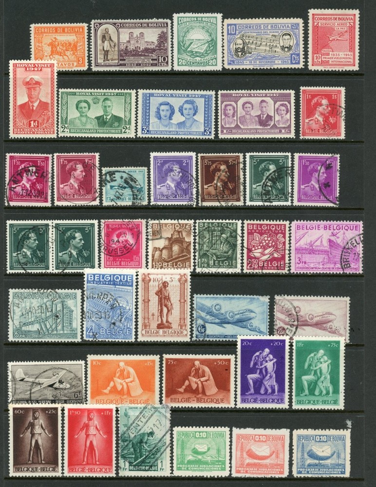 "B" countries / 24-6-3w / used and mint