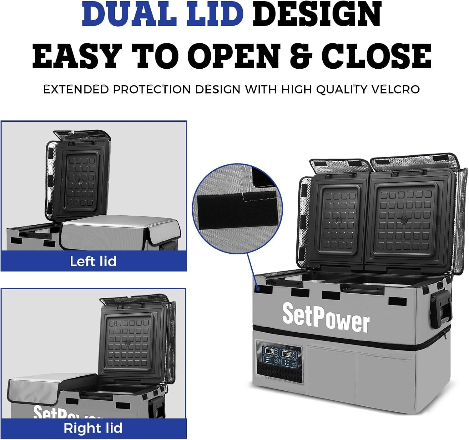 Setpower PT35 Car Refrigerator with Cover for Car Camping Truck Vehicles Travel