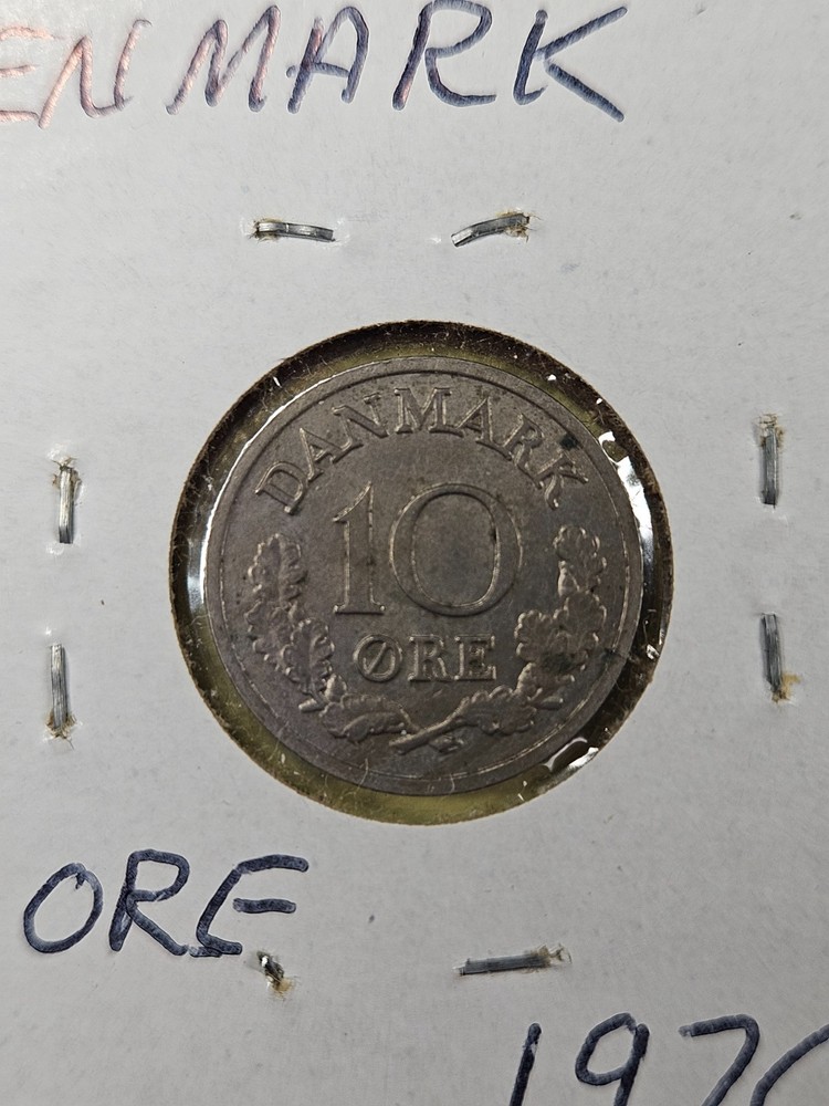 COINS - DENMARK - 10 ORE 1970