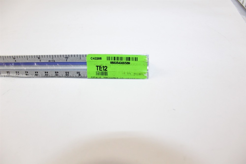 Triangular Scale 12" Solid Aluminum