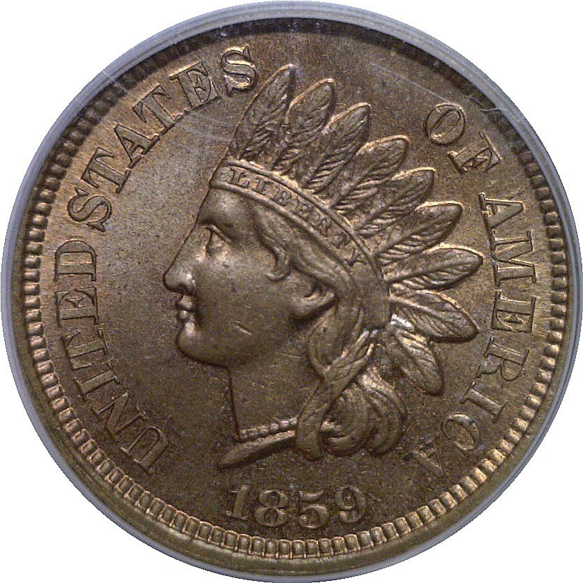 1859 Pattern Cent Judd-228 PCGS MS-64
