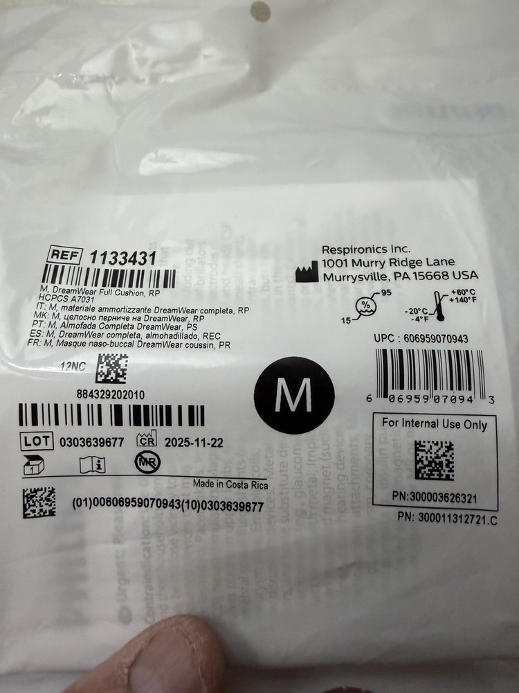 Respironics Dreamwear Full Face replacement cushion - Medium