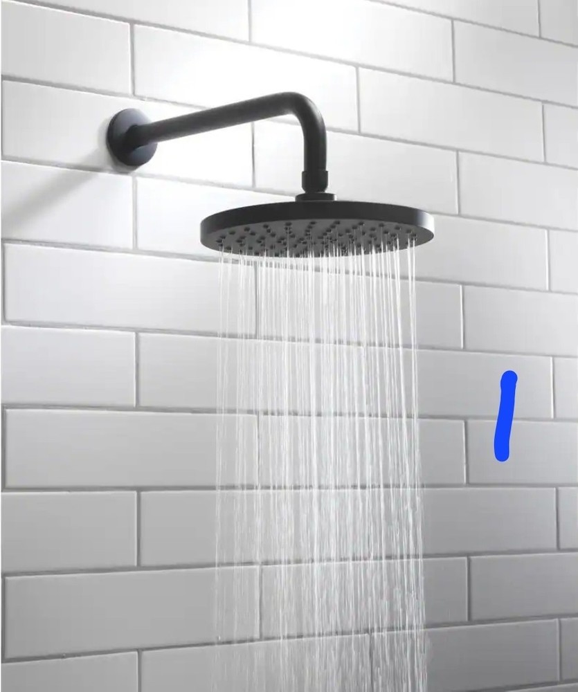 Glacier Bay 1-Spray Pattern 8 in. Single Ceiling Mount Fixed Rain Shower Head