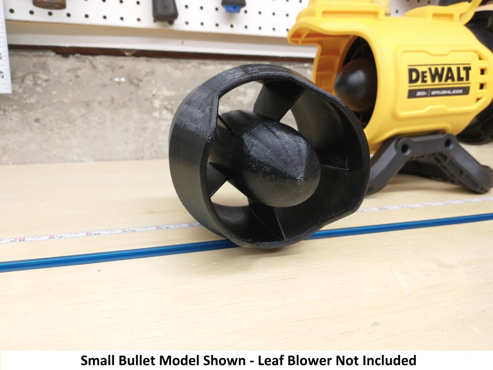 Short, Stubby Nozzle for DeWalt 20V DCBL722 Leaf Blower, Made in USA