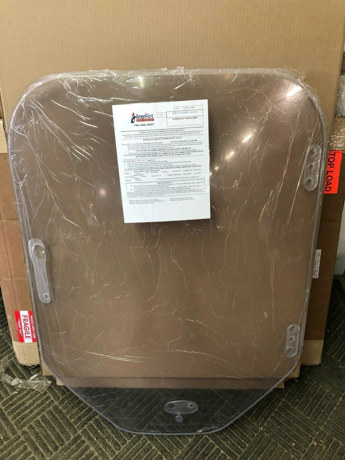 Bobcat M Polycarbonate S510 - S870 or T450 - T870 LEXAN Forestry Door Skid Steer