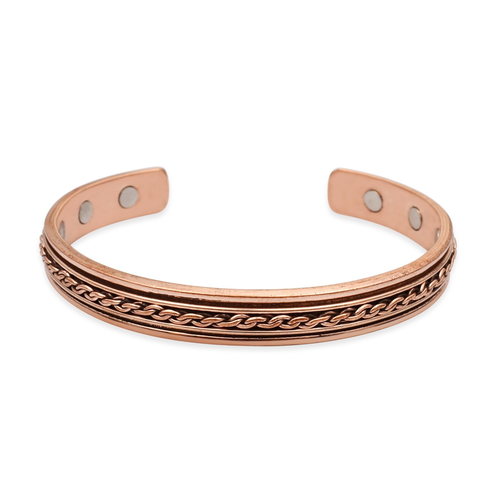 5 Pcs Pure Copper Magnetic Therapy Arthritis Pain Relief Bangle Jewlery LOT-053