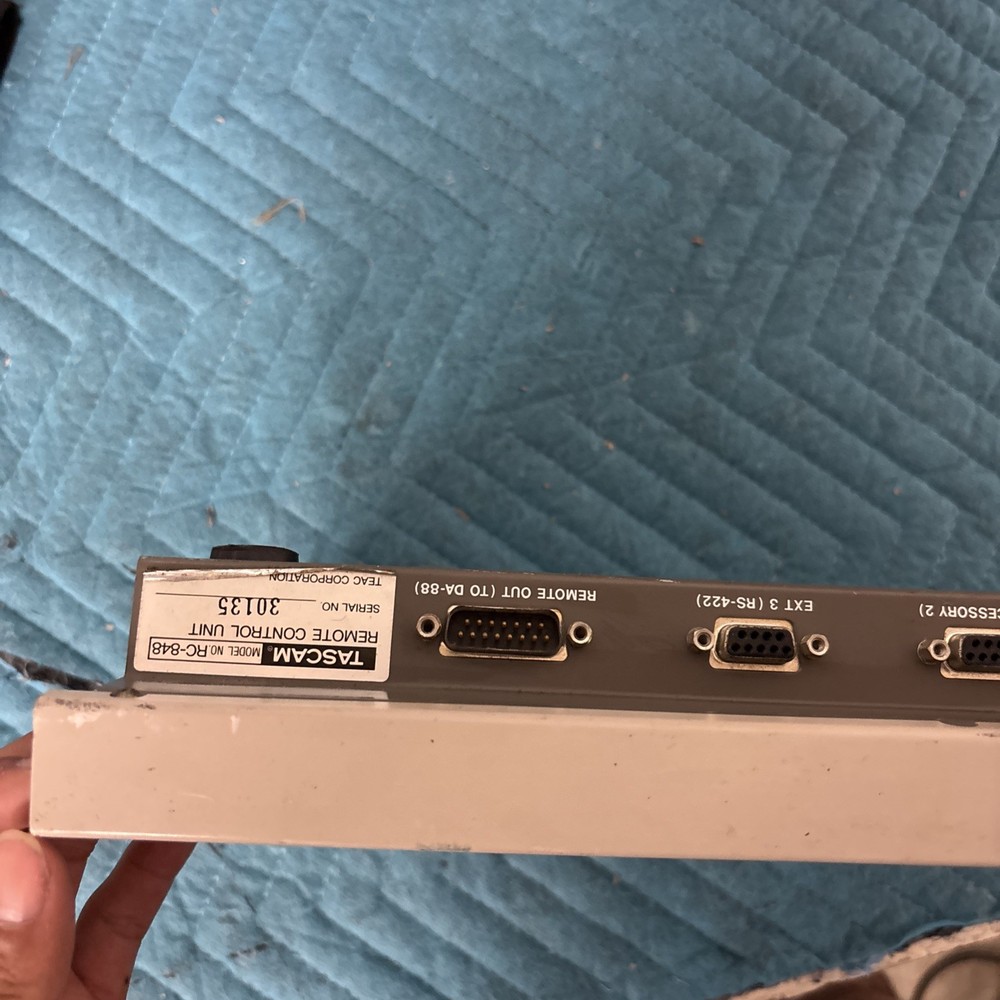 Tascam RC-848 Remote Control Unit NO CABLES UNTESTED AS IS CONDITION UNKNOWN