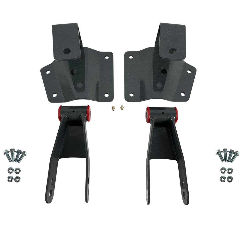 4" Drop Kit Rear Shackles Hangers Replacement For 1999-2006 Chevy Silverado G.