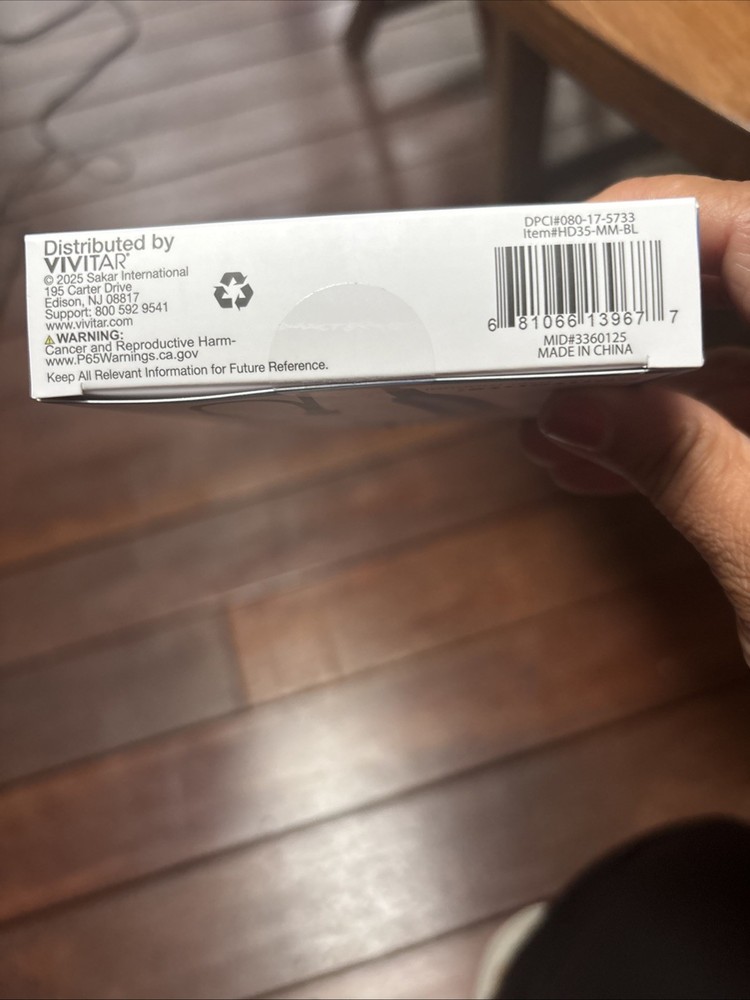 Vivitar Mini Microphone Blue USB Dual channel plug