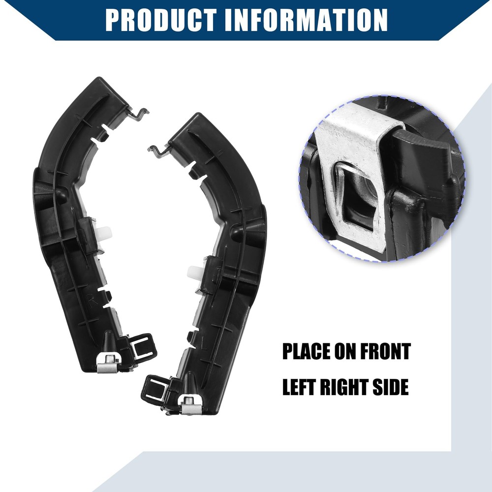 2Pcs Front Left Right Side Bumper Support Bracket for 2008-2020 Dodge Challenger