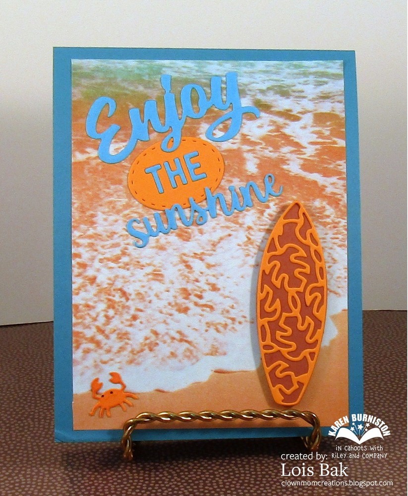 Karen Burniston Die 1260 - Beach Elements