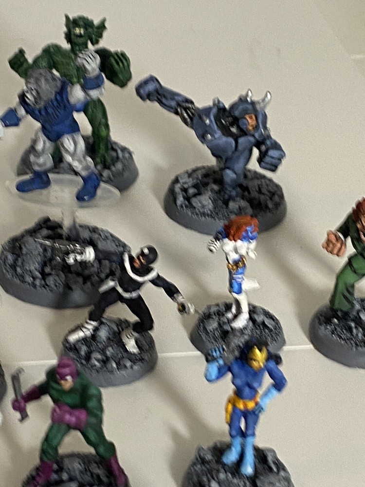 Marvel Superhero villian Custom painted miniatures Rare Wizkid E2