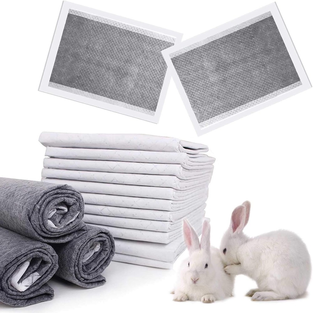 Rabbit Pee Pads Disposable Ca Liners All Absorb Bla Carbon