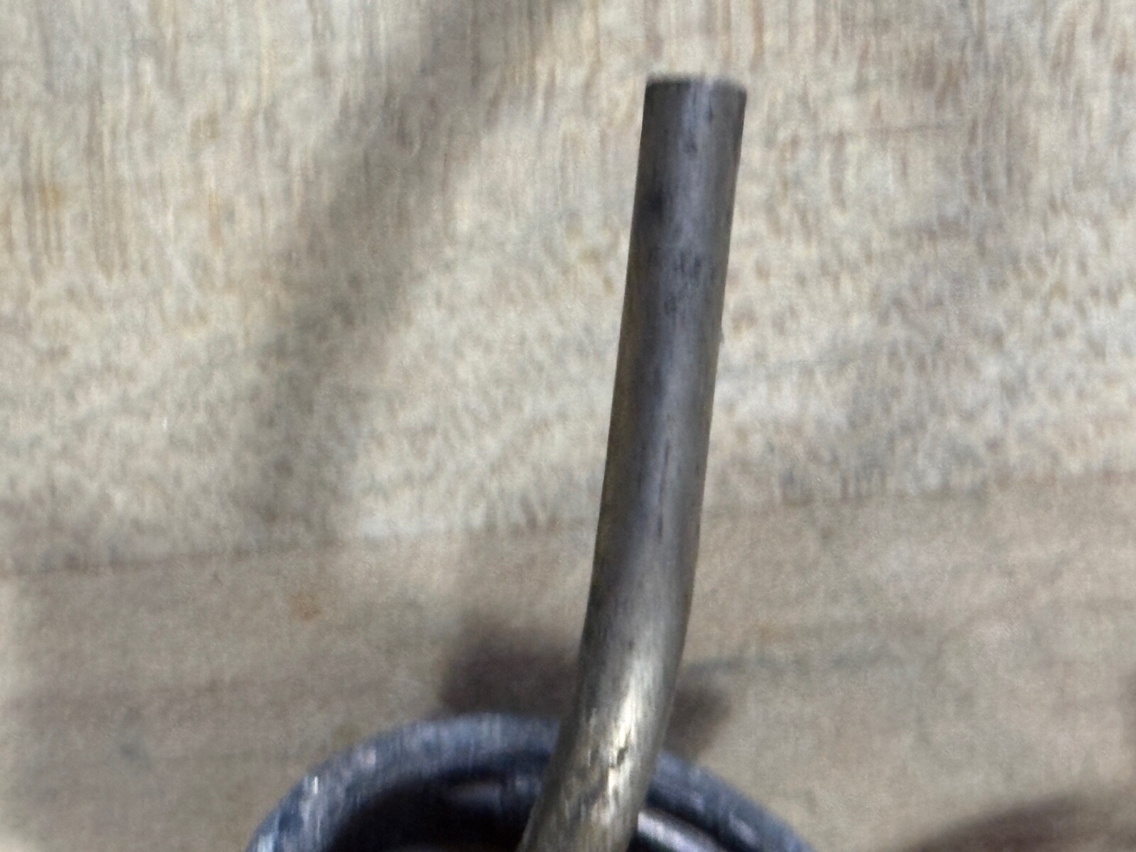 Antique Surgical instrument, screw attachment for bottle with two metal tubes