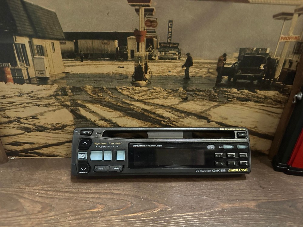 alpine cdm-7836 faceplate alpine