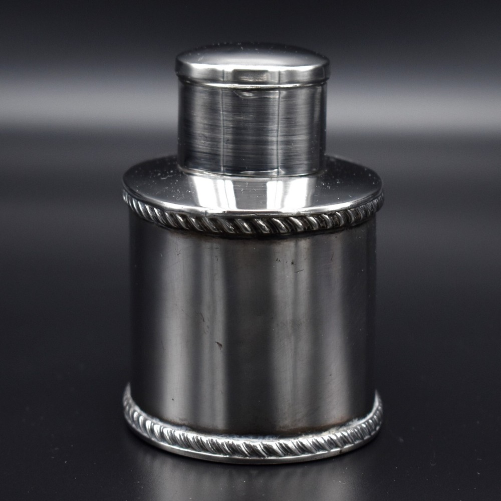 Edwardian Solid Silver Tea Caddy 1909 William Henry Sparrow