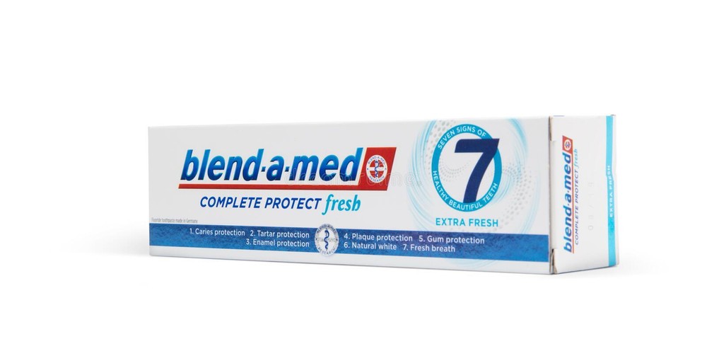 2 x BLEND-A-MED Complete Protect Extra Fresh 7 German Daily Toothpaste 75ml