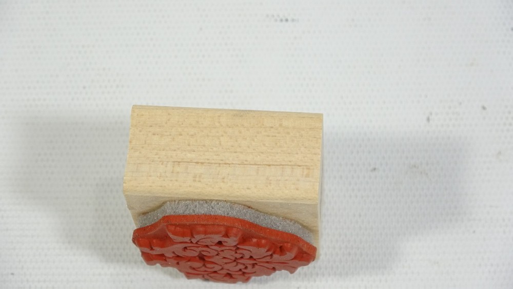 Memory Box Wood Mounted Elemental Damask Rubber Stamp C1390