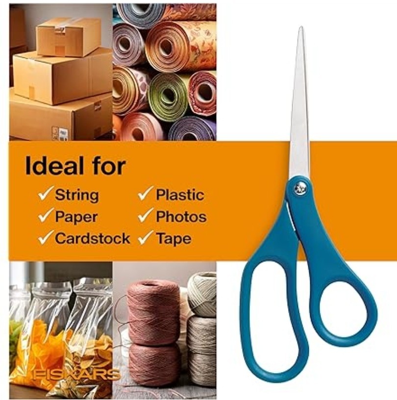 Fiskars 2-Pack 8" All Purpose Scissors