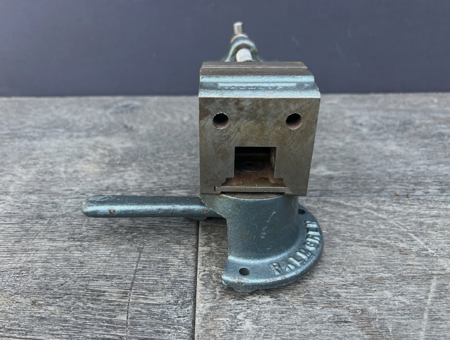 Vintage Palmgren Drill Press Vise w/ Cast Iron Swivel Base/Stand - 2.5" Jaws