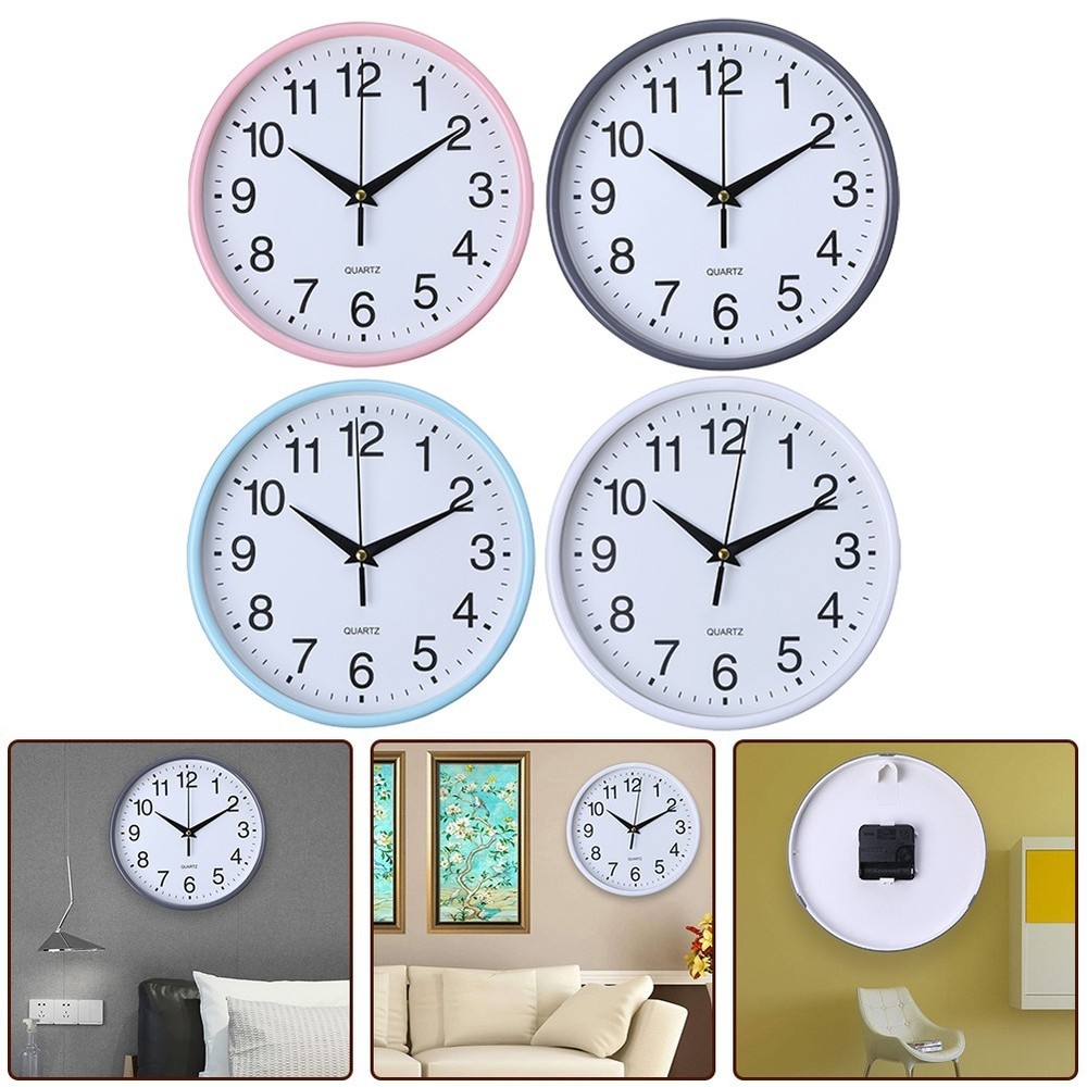High Quality Wall Clock Clock Modern 1PC 20cm In Diameter Black Decorative