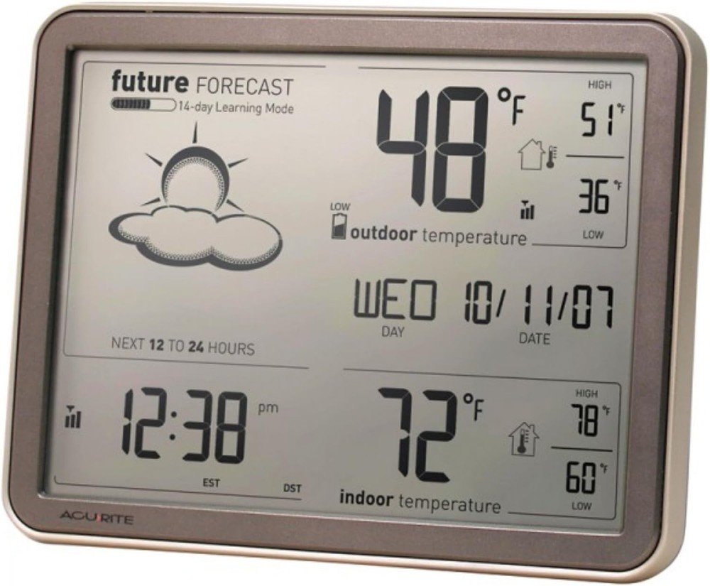 Self-Learning Wireless Weather Station with Real-Time Temperature Display