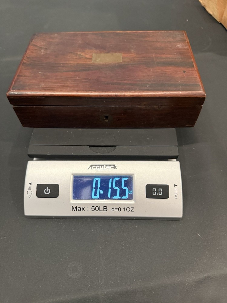 Vintage Drafting Compass Set w/ Wooden Case Engineers Drawing Instruments