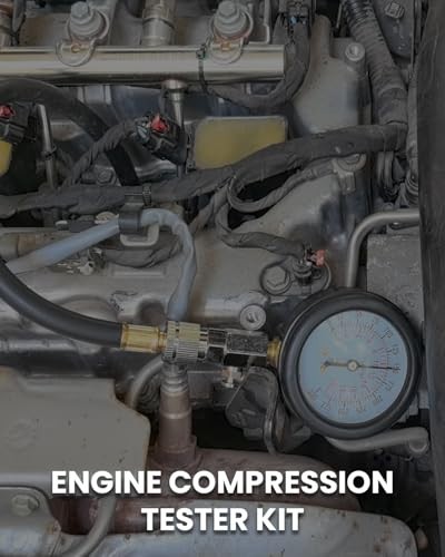 Universal Engine Compression Tester Kit - 8PCS Professional Automotive Tool for