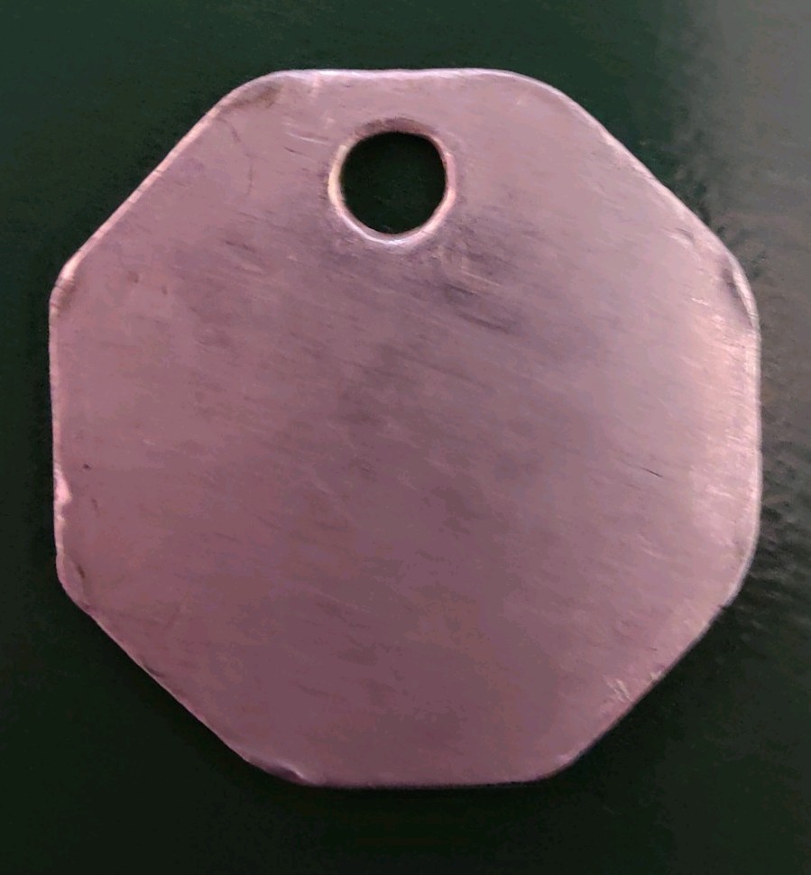 Cadeby Main Octagonal Colliery Pit Check Tally marked NCB 813 Cadeby Main